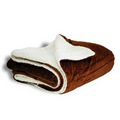 Chocolate Brown Oversized Sherpa Blanket